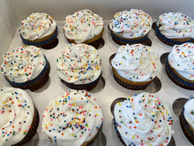 Load image into Gallery viewer, Vanilla Sprinkle Cupcake
